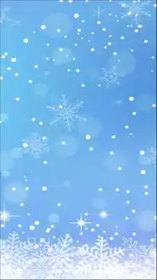 Play Live2D Live Wallpaper, Snow Crystal