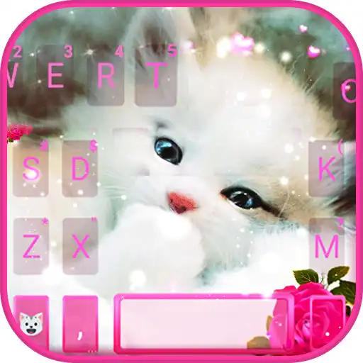 Play Live Cute Kitty Keyboard Theme APK