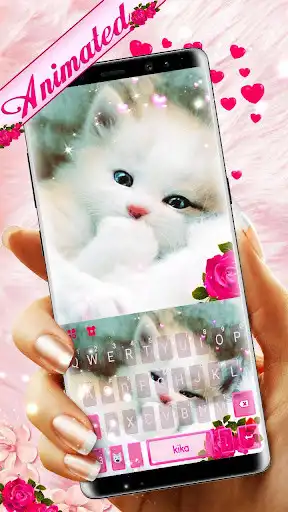 Play Live Cute Kitty Keyboard Theme  and enjoy Live Cute Kitty Keyboard Theme with UptoPlay