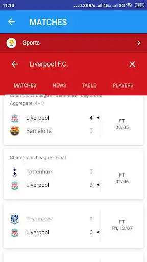 Play Live Match, Score And Schedule For Liverpool as an online game Live Match, Score And Schedule For Liverpool with UptoPlay