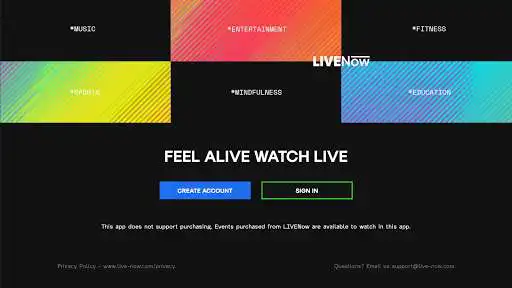 Play LIVENow for Android TV  and enjoy LIVENow for Android TV with UptoPlay