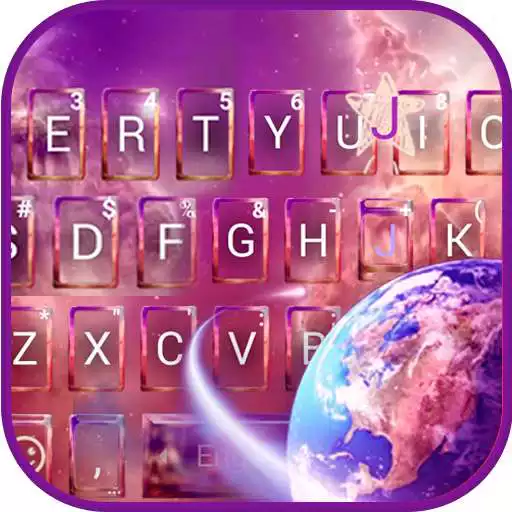 Free play online Live Sky Galaxy Keyboard Theme APK