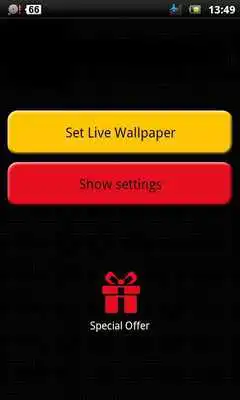 Play live snow wallpaper