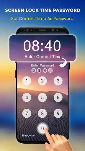 Play Live Time Password Lock Screen as an online game Live Time Password Lock Screen with UptoPlay