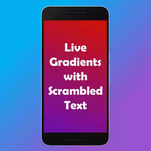 Play Live Wallpaper-Gradient & Text APK