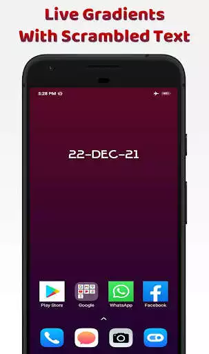 Play Live Wallpaper-Gradient & Text as an online game Live Wallpaper-Gradient & Text with UptoPlay