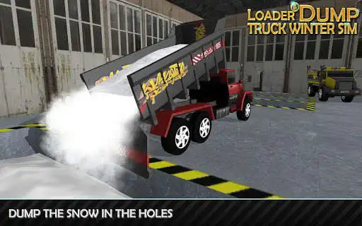 Play Loader  Dump Truck Winter SIM as an online game Loader  Dump Truck Winter SIM with UptoPlay