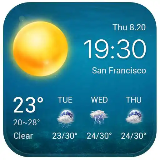 Free play online Local weather widgetForecast APK