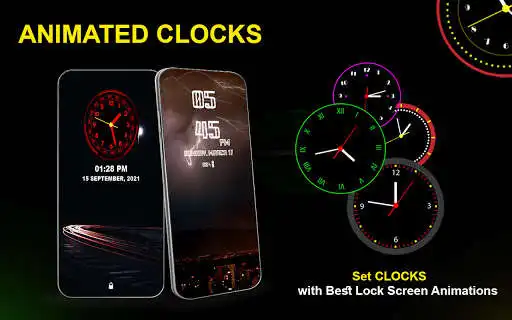 Play Lock Screen Clock Live  and enjoy Lock Screen Clock Live with UptoPlay