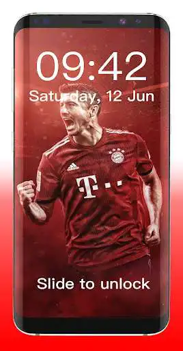 Play Lock Screen for Robert Lewandowski as an online game Lock Screen for Robert Lewandowski with UptoPlay