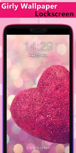 Play Lock screen Girly wallpaper as an online game Lock screen Girly wallpaper with UptoPlay