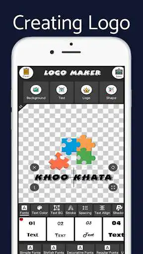 Play Logo Maker App Graphic Design as an online game Logo Maker App Graphic Design with UptoPlay