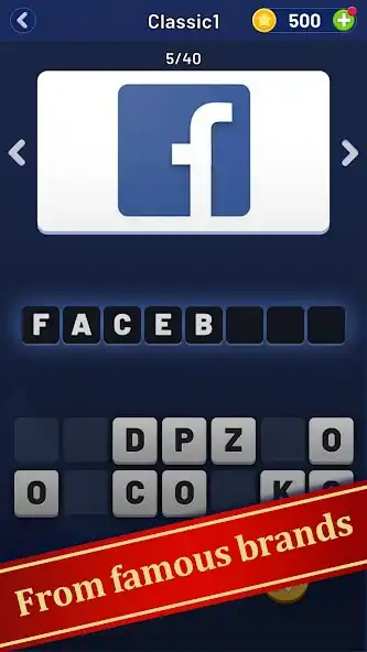 Play Logo Quiz:Guess Brand Game as an online game Logo Quiz:Guess Brand Game with UptoPlay