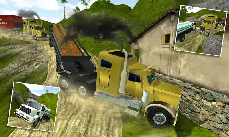 Play Log Transport Truck Driving as an online game Log Transport Truck Driving with UptoPlay