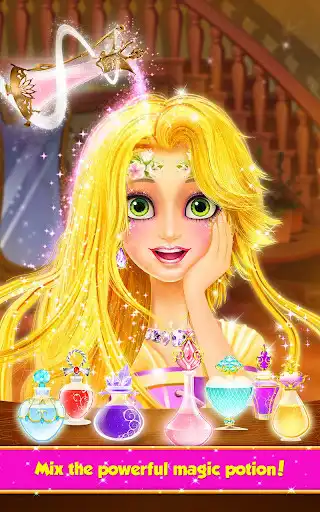 Play Long Hair Princess Hair Salon