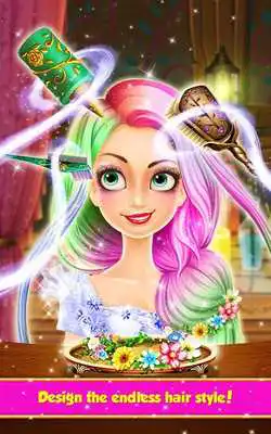 Play Long Hair Princess Hair Salon