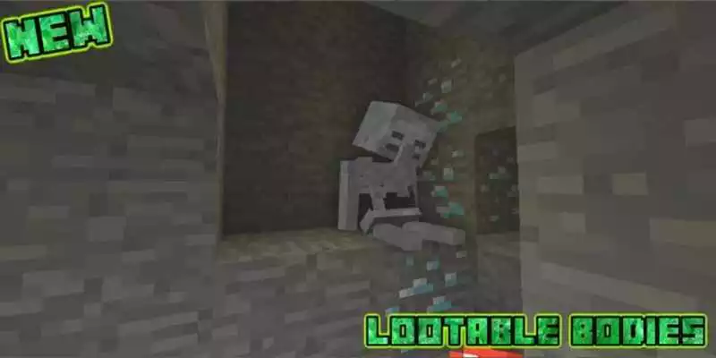 Play Lootable Bodies Mod For Minecraft