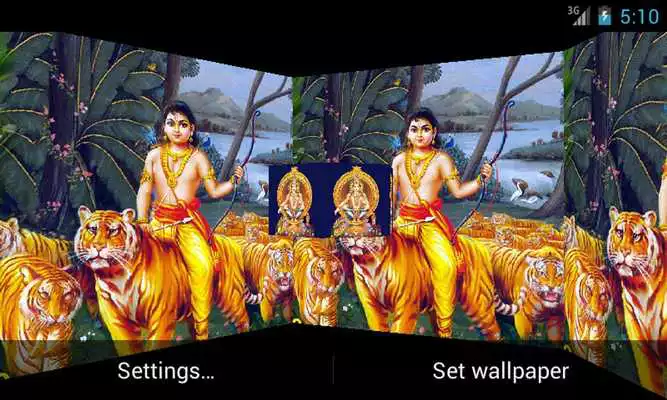 Play Lord Ayyappan 3D LiveWallpaper