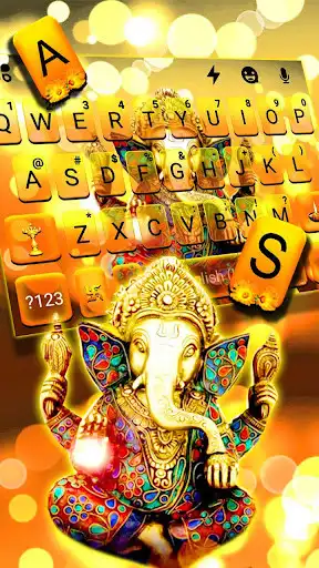 Play Lord Ganesha Keyboard Background as an online game Lord Ganesha Keyboard Background with UptoPlay