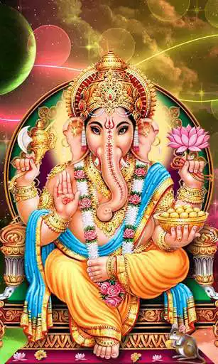 Lord Ganesh Live Wallpaper online game with UptoPlay