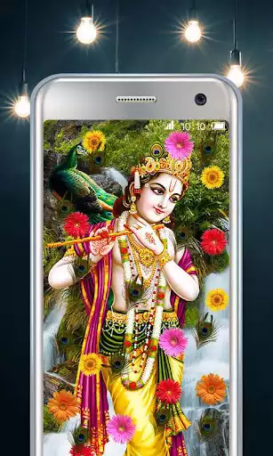 Play Lord Krishna Live Wallpaper as an online game Lord Krishna Live Wallpaper with UptoPlay