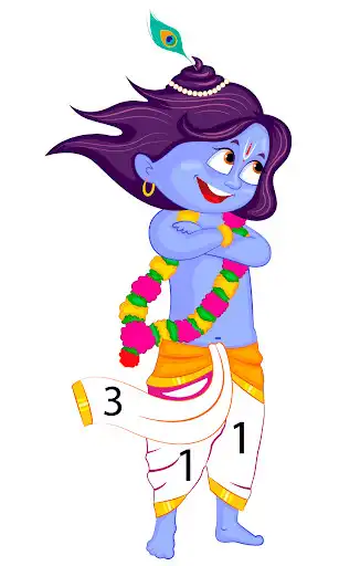 Play Lord Krishna paint by number  and enjoy Lord Krishna paint by number with UptoPlay