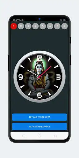 Play Lord Shiva Analog Clock Live Wallpapers  and enjoy Lord Shiva Analog Clock Live Wallpapers with UptoPlay