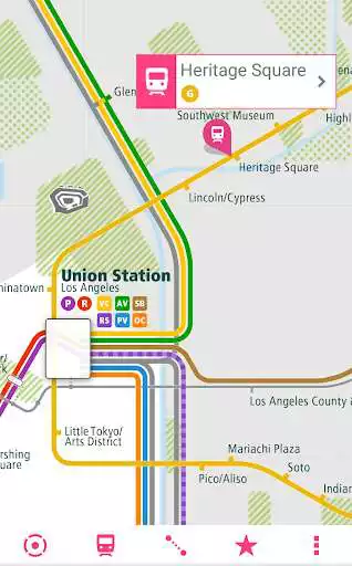 Play Los Angeles Rail Map