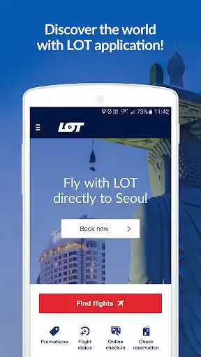 Play LOT - flight tickets, check-in  and enjoy LOT - flight tickets, check-in with UptoPlay