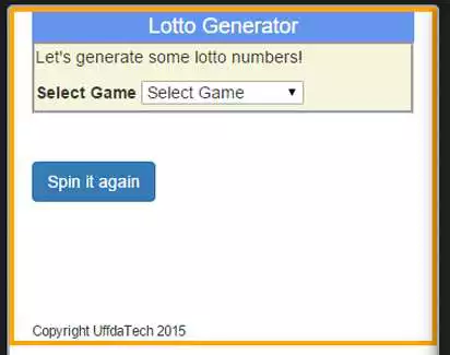 Play Lotto generator  and enjoy Lotto generator with UptoPlay