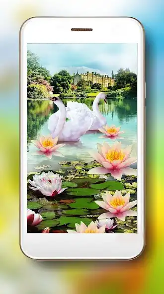 Play Lotus and Swan Live Wallpaper as an online game Lotus and Swan Live Wallpaper with UptoPlay