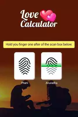 Play Love Calculator Scanner Prank