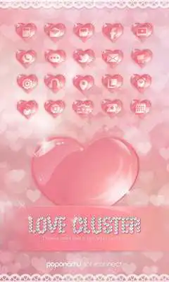 Play Love Cluster icon theme