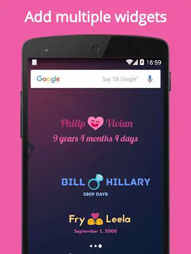 Play Love Counter Widget  and enjoy Love Counter Widget with UptoPlay