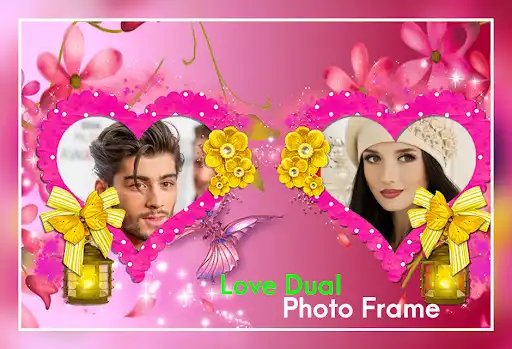 Play Love Dual Photo Frame as an online game Love Dual Photo Frame with UptoPlay