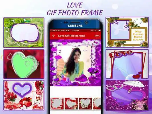 Play Love Gif Photo Frame  GIF Maker 2018