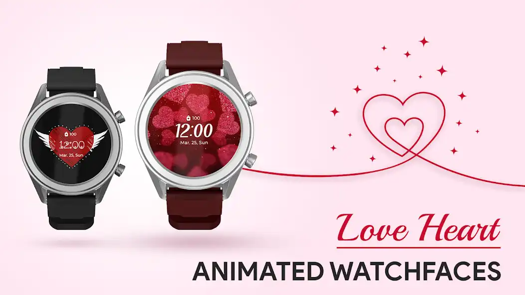 Play Love Heart Animated Watchfaces  and enjoy Love Heart Animated Watchfaces with UptoPlay