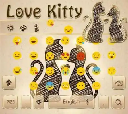 Play Love Kitty Keyboard theme