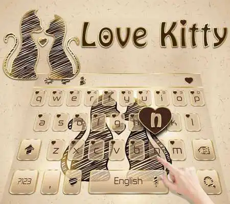 Play Love Kitty Keyboard theme