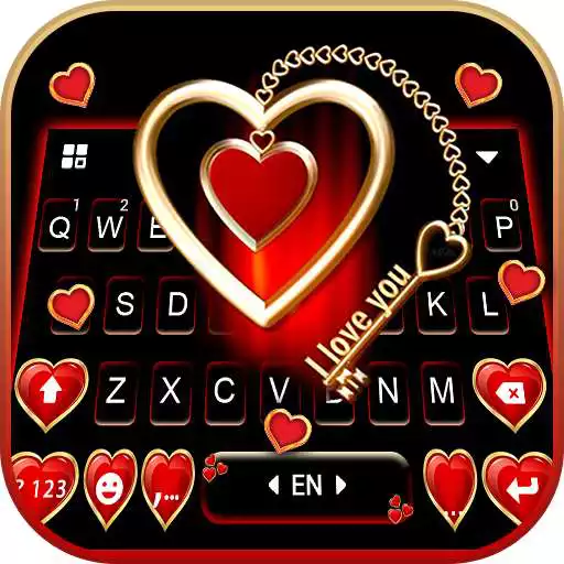 Play Lovelock Black Keyboard Background APK