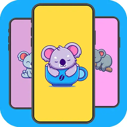 Play Lovely Blue Koala Wallpaper APK