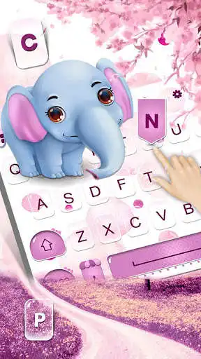 Play Lovely Elephant - Keyboard Theme  and enjoy Lovely Elephant - Keyboard Theme with UptoPlay