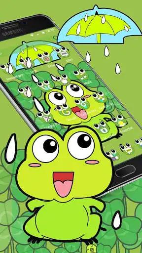 Play Lovely Frog Big Eye Raindrop Cartoon Theme as an online game Lovely Frog Big Eye Raindrop Cartoon Theme with UptoPlay