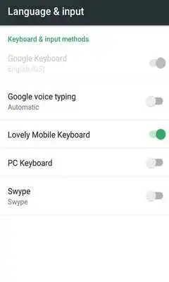 Play Lovely Mobile Keyboard