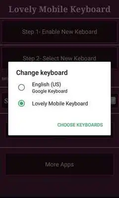 Play Lovely Mobile Keyboard