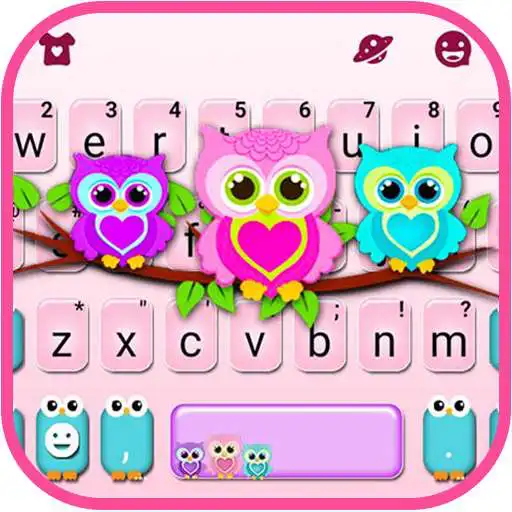 Play Lovely Owls Keyboard Theme APK