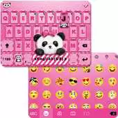 Free play online Lovely Panda iKeyboard Theme APK