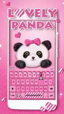 Play Lovely Panda iKeyboard Theme