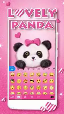 Play Lovely Panda iKeyboard Theme