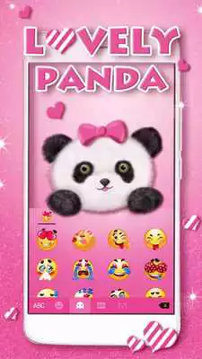 Play Lovely Panda iKeyboard Theme